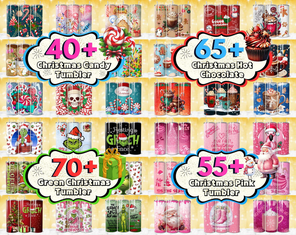 1800 + Mega Christmas Tumbler Wrap Designs Bundle, 20oz Christmas Sublimation, Christmas 40oz Quencher, Christmas Mug, Christmas Libbey Wrap