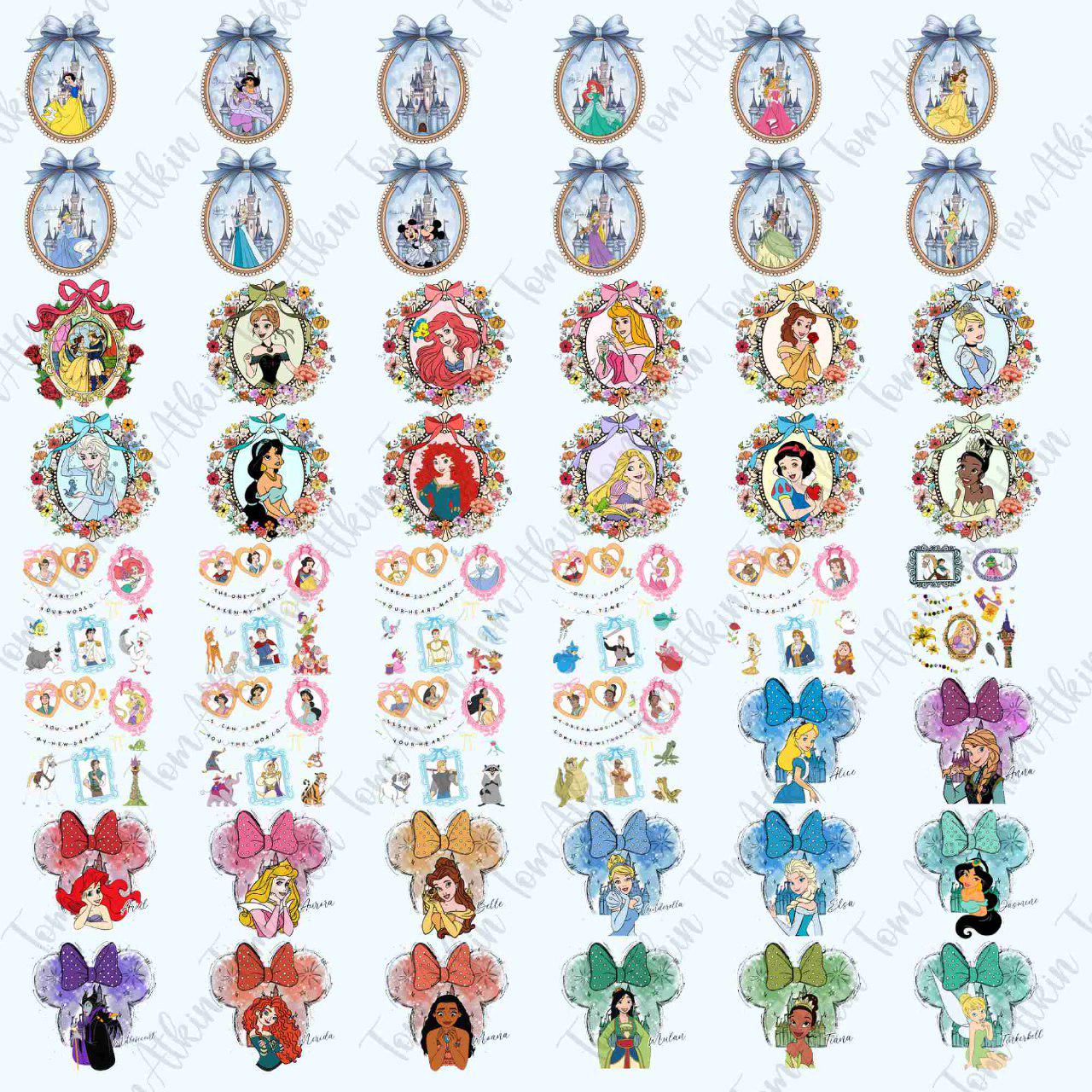 200+ Coquette Mirror Princess Png Bundle, Coquette Cartoon Png, Princess Coquette Bow Png, Family Trip Png, Princess Bow Png, Vacation Trip