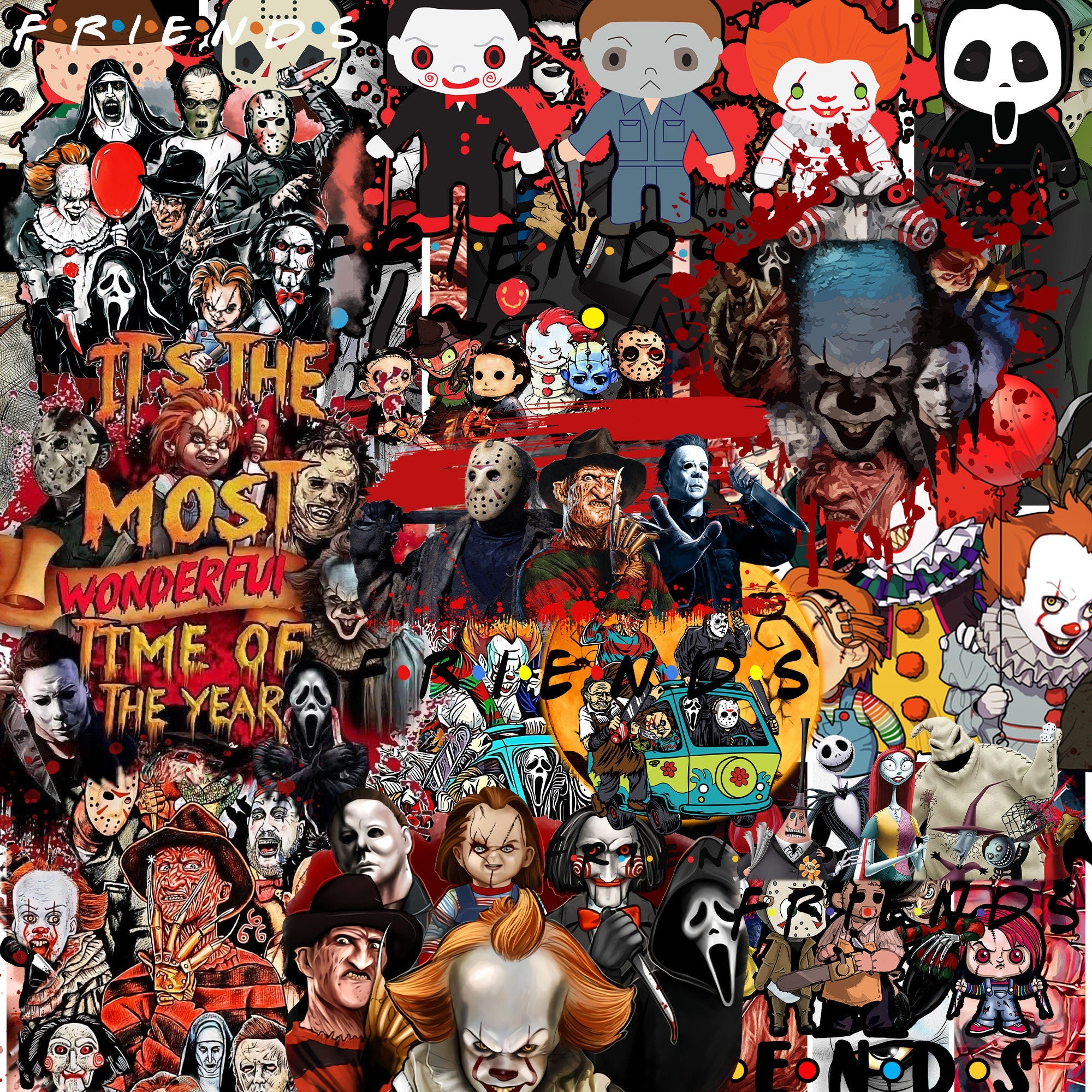 45+ Horror Characters Png,Horror Clipart sublimation PNG,Halloween character Png,Horror Bundle Png, Horror Movie Png,Scary Horror Characters
