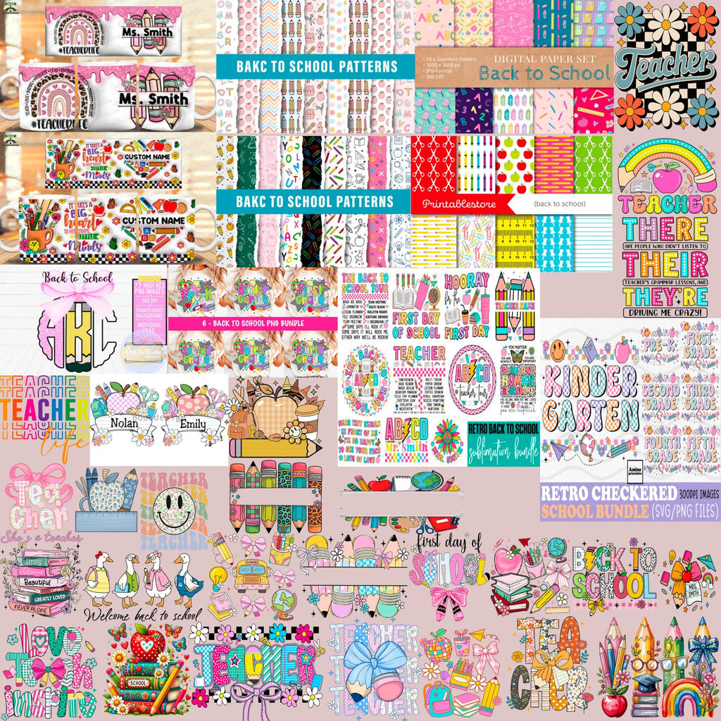 Teacher Sublimation Bundle, Teacher Shirt Png Bundle,Boho Teacher Svg Png Bundle, Teacher Png Bundle,Teacher Appreciation Bundle,Teacher Png