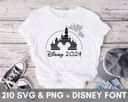210 SVG, PNG, Best Seller Bundle, 2023, 2024, 2025, 2026, Mouse Font ttf file, Mickey, Minnie, silhouette, cricut, vinyl cut files, digital