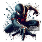 8 PNG Spiderman Splash and Watercolor Digital design PNG file for sublimation – High Resolution -Instant Digital PNG Download
