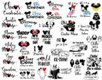 350+ SVG PNG and DXf Instant Digital Download Bundle for Cricut or Silhouette Stitch MickeyMinnie Bambi StarWars Tinkerbell Ariel Cars svg