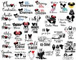 350+ SVG PNG and DXf Instant Digital Download Bundle for Cricut or Silhouette Stitch MickeyMinnie Bambi StarWars Tinkerbell Ariel Cars svg