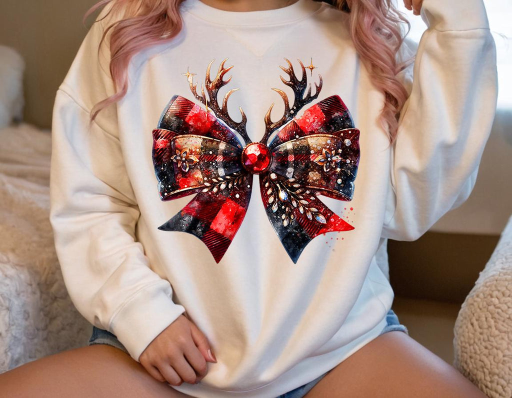 120+ Christmas PNG Bundle Coquette Bow Merry Christmas Western Santa Claus Trendy Girly Christmas Mama Tis The Season Sublimation Designs