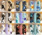 100 + Add your own text Floral tumbler, 20oz Skinny Tumbler Sublimation Designs Tumbler PNG File Digital Download, Colorful Flowers png