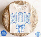 Blue Chinoiserie Png Bundle, Floral Chinoiserie Png, Chinoiserie Png, Mama Shirt Png, Chinoiserie Design, Floral Mama Png, Varsity Mama Png