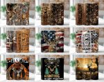 500+ Hunting tumbler wrap, Deer Hunting life 20oz Skinny Tumbler Sublimation Design, Hunting PNG File Digital Download Camo Tumbler wrap png