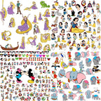 80000+ Mega Svg Bundle Cricut File LAYERED, Mickey Mouse, Minnie, Frozen, Moana, Ariel, Elsa, Stitch, Toy Story, Pooh PNG SVG