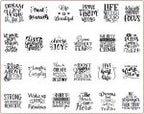 103 Motivational Quotes SVG bundle, Inspirational SVG, Positive SVG for Cricut & Silhouette designs, sublimation designs, laser engraved