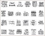 103 Motivational Quotes SVG bundle, Inspirational SVG, Positive SVG for Cricut & Silhouette designs, sublimation designs, laser engraved