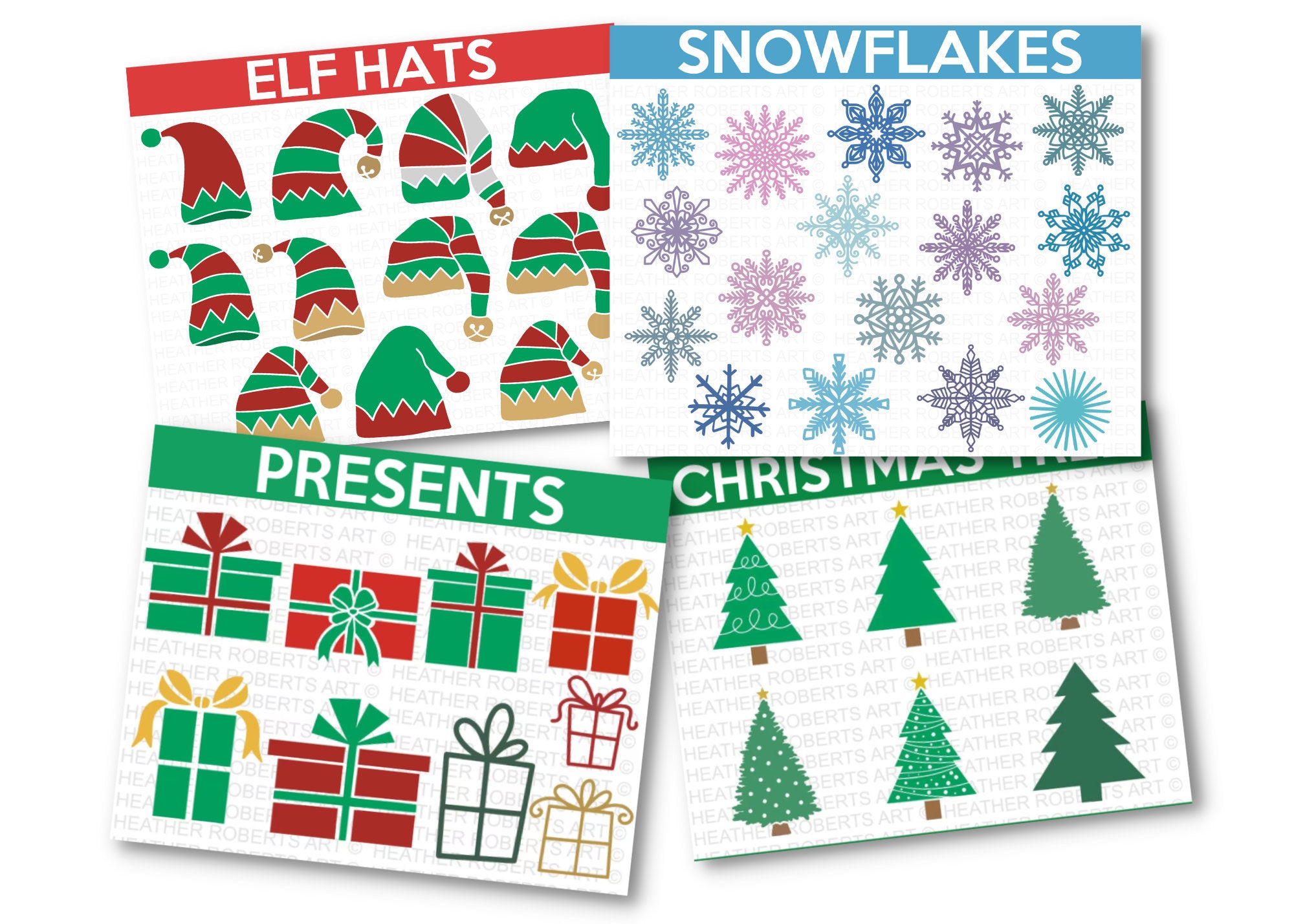 CHRISTMAS ULTIMATE BUNDLE, 460 Designs, Heather Roberts Art Bundle, Christmas svg, Winter svg, Holidays, Cut Files Cricut, Silhouette