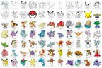 1340+ Pokemon Designs Bundle Layered Items | 335+ UNIQUE DESIGN, Layered Vector Svg files, Pikachu Svg Cricut & Silhouette, Instant Download