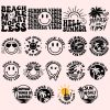 50 Retro Summer SVG Bundle, Summer Svg, Beach Svg, Summertime svg, Funny Beach Quotes, Summer Quotes Svg, Svg files for cricut, Svg Bundle