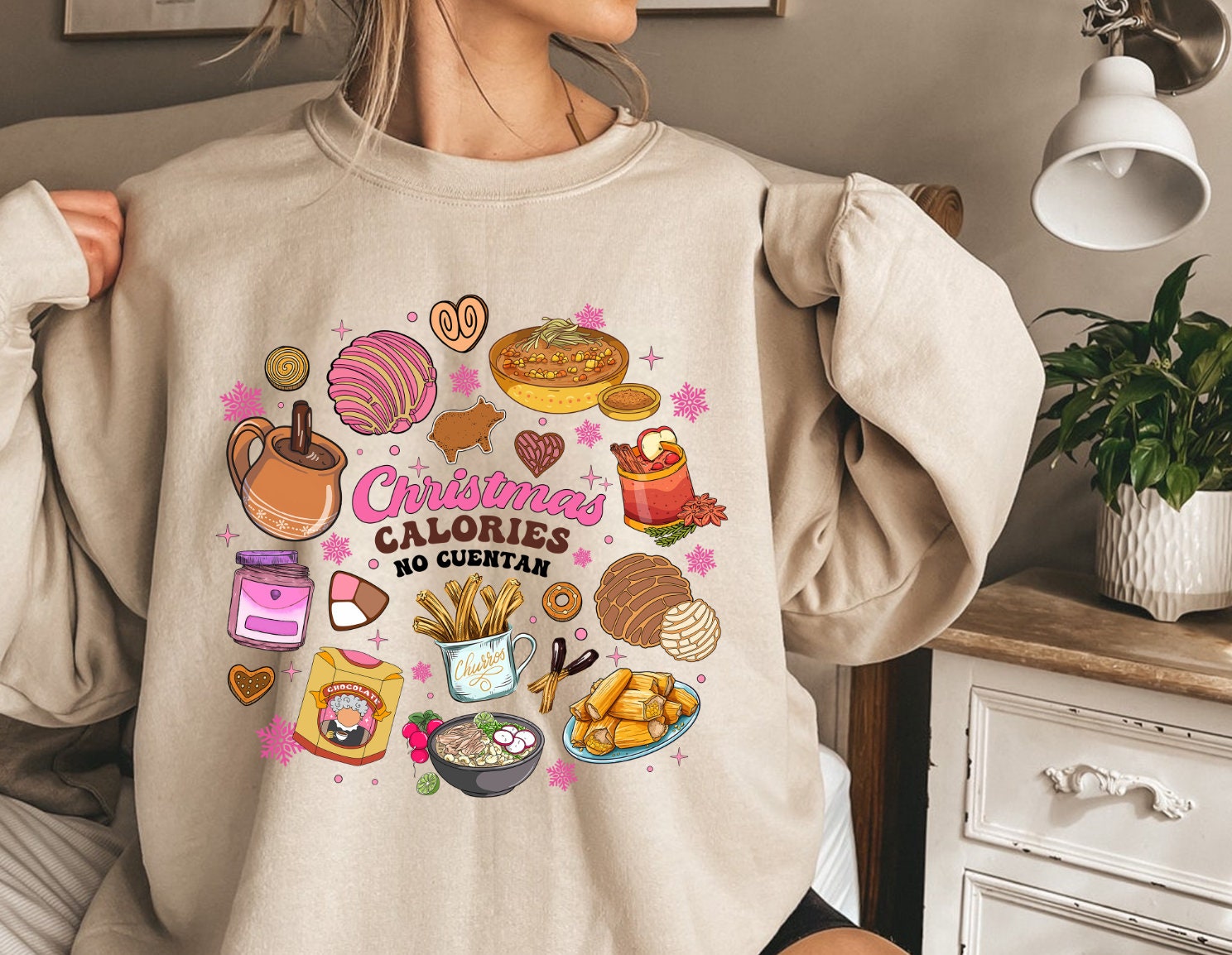 40+ Designs Christmas Mexican Christmas Bundle Png, Pan Dulce Png, Spanish Christmas, Funny Christmas, Mexican Chocolate, Pink Christmas