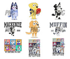 80 Designs Bluey Dog Png Mega Bundle, Bluey Dog Birthday Png Sublimation, Bluey Dog Family Png Clipart Sublimation Digital Download
