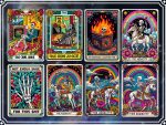 60+ Snarky Funny Tarot Card Bundle, Woman Skeleton Mother Sublimation Design, Witchy Vibes Skull Mama PNG File, Snarky Funny, Digital File