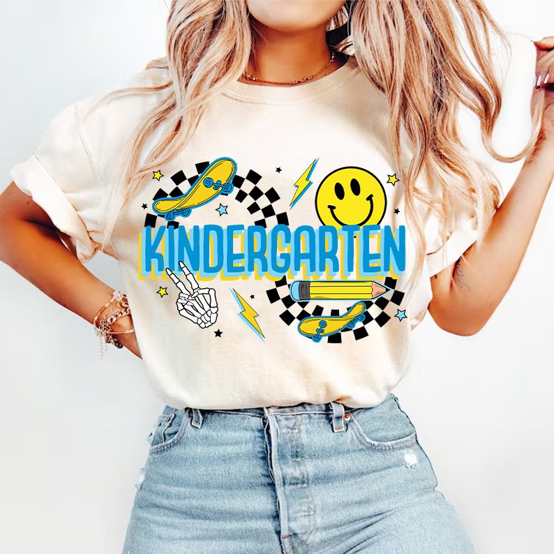 Back to School For Boys Bundle, Kindergarten, Pre K PNG, First Day Of School, School Png, Retro PNG, First/ Second/ Third Grade Design