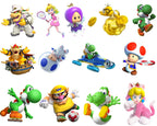 Super Mario Clipart Png, Super Mario Layerd Svg, Super mario alphabet, Super mario digital paper, luigi bowser boo png