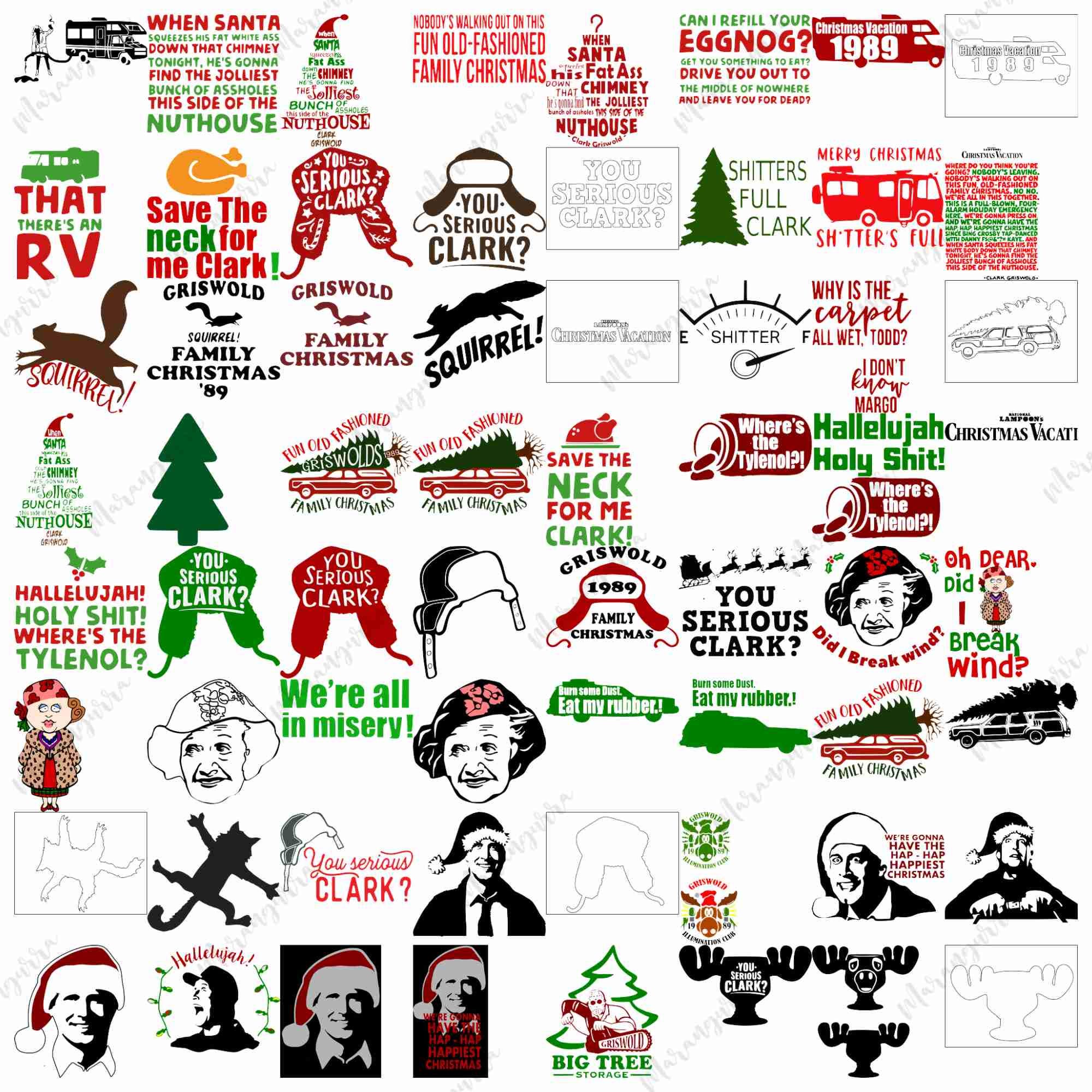 990+ PNG SVG EPS DXf Mega Christmas Bundle Griswold, Griswold Bundle Png Svg, Griswold Tree Farm Svg, Christmas Quote Svg, Christmas Story