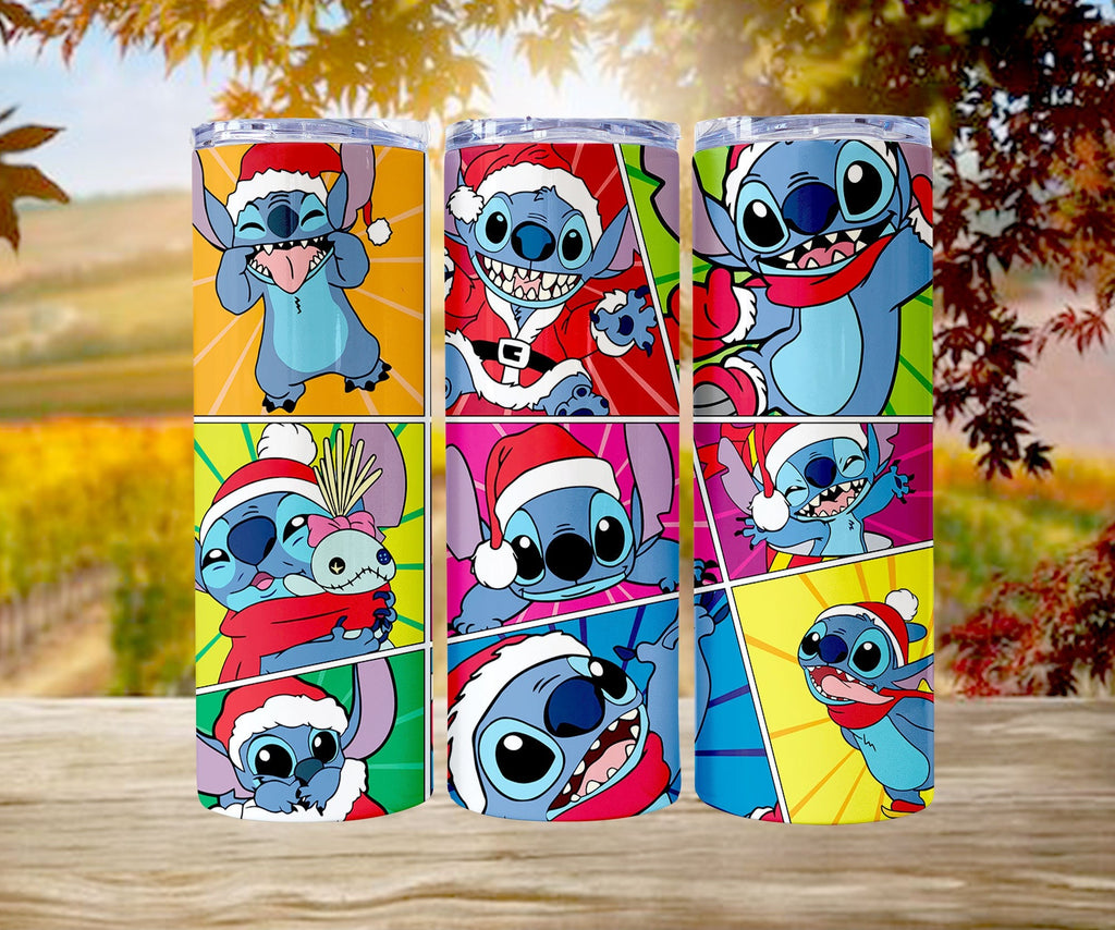 60 Design 3D, 2D Christmas Tumbler Sublimation Designs, 20oz Skinny Tumbler Bundle Wrap, Cartoon Funny Christmas Design Tumbler PNG Bundle