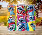 60 Design 3D, 2D Christmas Tumbler Sublimation Designs, 20oz Skinny Tumbler Bundle Wrap, Cartoon Funny Christmas Design Tumbler PNG Bundle