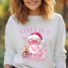 Merry Swiftmas Png, Santa is a Swiftie Png, Friendship Bracelet Png Christmas, Retro Santa Png, Vintage Santa, Merry Christmas Png Pink Xmas