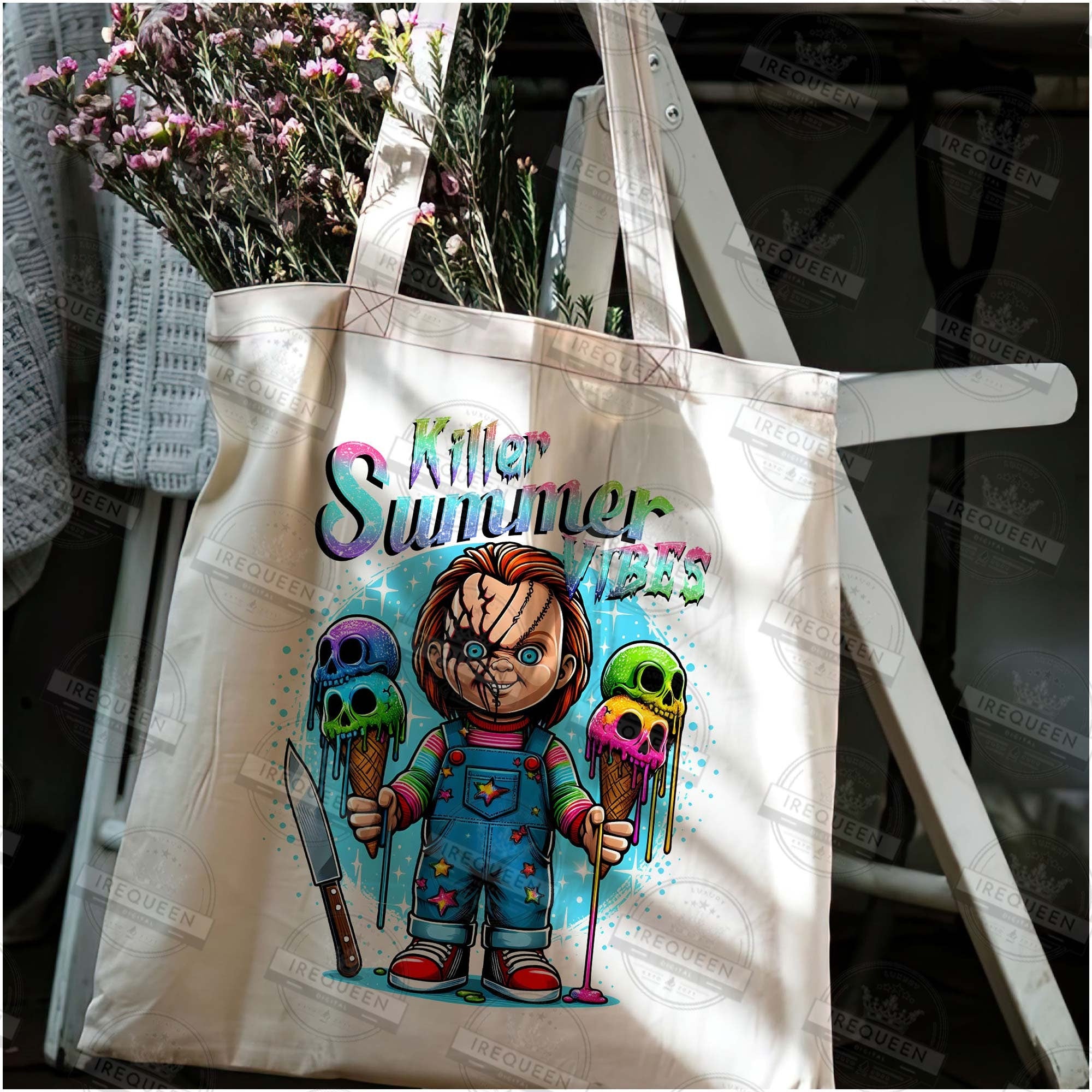 10+ Killers Summer Vibes PNG Bundle, Chillin’ Like A Killer Png, Horror’s Vacation Png, Cute Horror, Funny Pool Shirt Design, Digital File