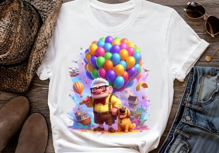 6 PNG UP Movie Splash and Watercolor Digital design file for sublimation – High Resolution -Instant Digital PNG Download