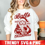 Snarky Christmas SVG Bundle, Funny Christmas Humor SVG, Sarcastic Santa Claus svg, Trendy Retro Christmas svg, Snarky Christmas Skeleton svg