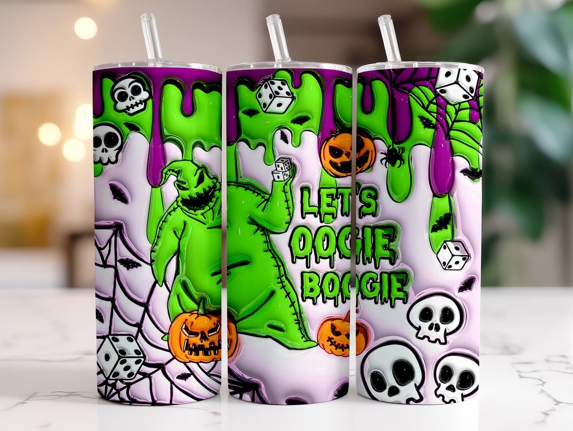 90+ The Nightmare Before Christmas Tumbler Wrap Bundle 2D-3D, Instant Download 20Oz Tumbler PNG Wraps Design, Digital 20Oz Skinny Tumbler