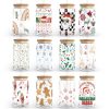 80 Christmas Glass CanBundle Svg | Christmas 16Oz Libbey Glass Can Wrap | Svg Files for Cricut & Silhouette Cameo | Christmas Glassware