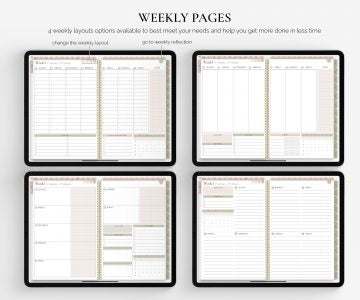 2024-2025 Digital Planner, GoodNotes Planner, iPad Planner, Daily Planner, Notability Planner, Android Planner daily digital planner