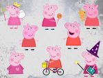 Peppa Pig SVG, Bundle Layered Svg, Layered and Instant downloadable files for cricut, Peppa Pig PNG clip art and printables for t-shirt