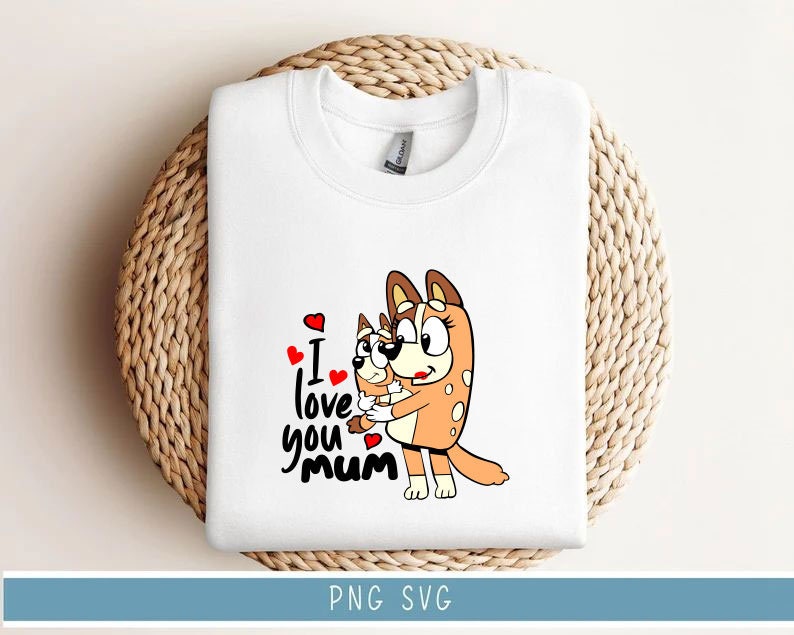 Blue Dog and Friends Svg,Easy to use,Cartoon Characters Cliparts,Layered Svg by colors,Transparent Png,Cut files for Cricut,Blue Dog Birthda