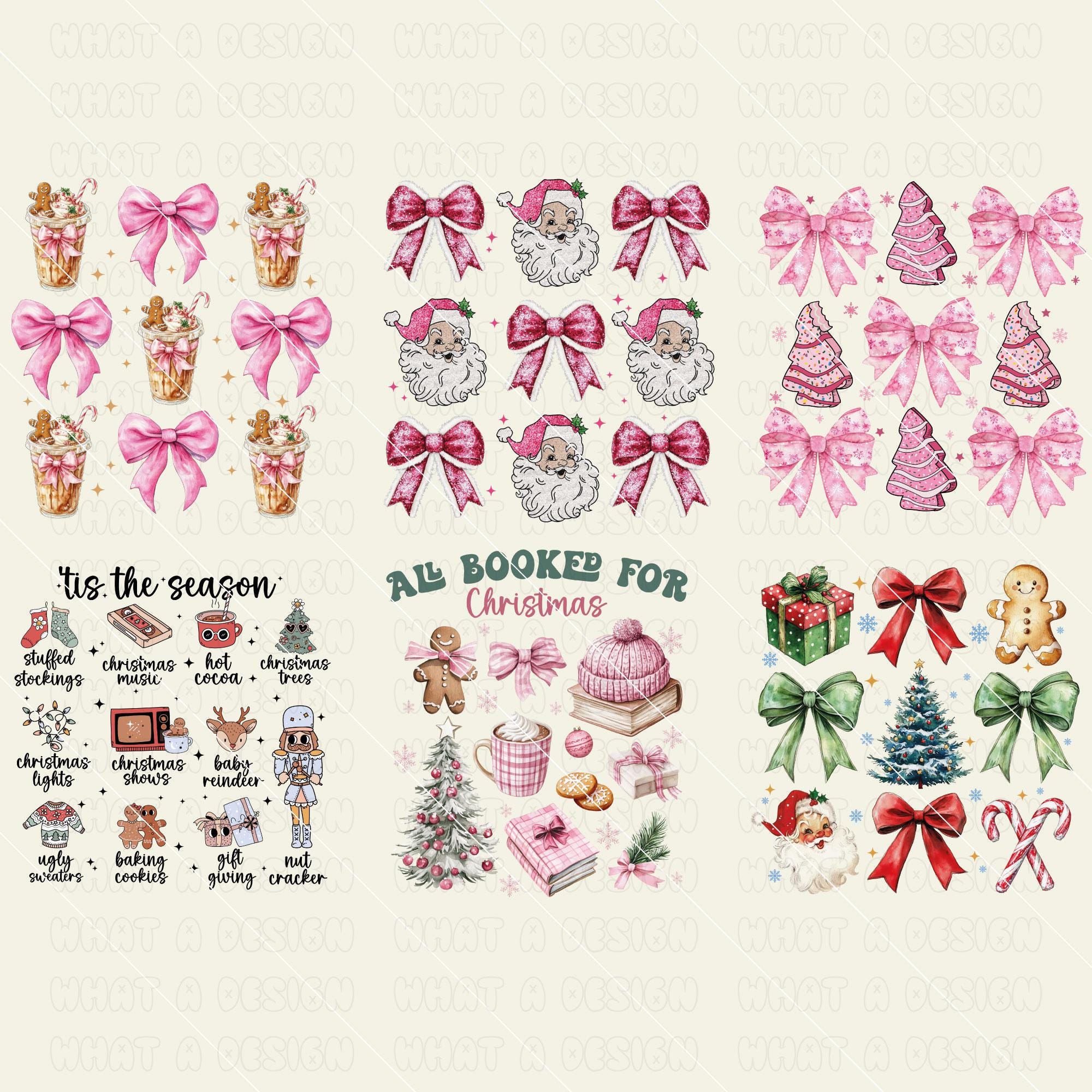 Retro Christmas Bundle Png, Merry Christmas Png, Christmas Png, Western PNG, Santa Claus PNG, Bundle Png, Sublimation Designs, PNG