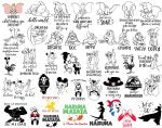 350+ SVG PNG and DXf Instant Digital Download Bundle for Cricut or Silhouette Stitch MickeyMinnie Bambi StarWars Tinkerbell Ariel Cars svg