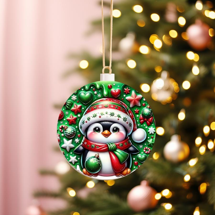 125 + Christmas Inflated Ornaments Designs, Christmas Round Ornament Png, Christmas Ornaments Png, Ornaments Sublimation, 3d Christmas Png