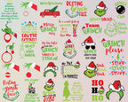 The Grinch Svg Bundle | 190+ Unique Design | Grinch Christmas Svg, Grinch Clipart Files, Cricut & Silhouette Digital File | Instant Download