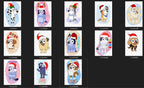 Christmas Blue Dog Bundle P1, Bluuey Christmas PNG, Retro Blue Dog Christmas PNG, Bluuey Dog Christmas Themed PNG, Holiday png, Blue Xmas