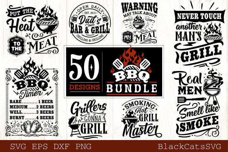 Barbecue SVG Bundle 50 designs , BBQ svg bundle, bbq svg, Grilling svg bundle, Funny apron svg, Dad’s Bar and Grill svg