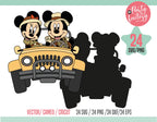 Mickey Safari Mouse SVG, EPS, PNG, Mouse and friends safari standing characters, Themed Centerpieces, T Shirt, Instant Download, Digital