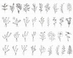 550+ Wildflower SVG Bundle Wildflower Vector Wildflower Silhouette Wildflower Clipart Wildflower Cut file Birth flowers SVG files for cricut