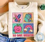 100+ Happy 100 Days Of School Png Bundle, Cartoon School Png, 100 Days Brighter, Back To School Png Bundle, School Shirt, Commercial Use