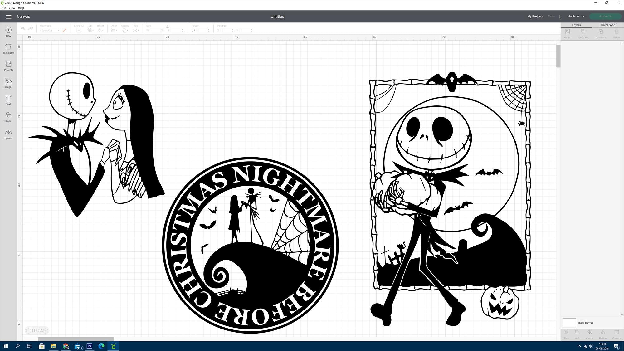60+ The Nightmare Before Christmas Svg Bundle, Night Before Christmass Clipart, Cricut, Digital Vector Cut File