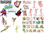 2400+ Cartoon Characters Mega Bundle Svg, Cricut Printable Clipart Silhouette