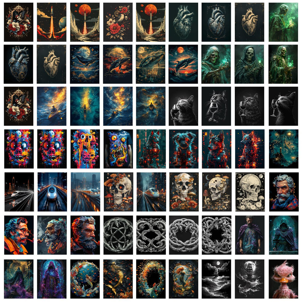 6000+ T-Shirt Designs Bundle, Artistic T-Shirt Designs, Colorful Tshirt PNG, Modern T-Shirt for Men Woman Kids, Digital Download