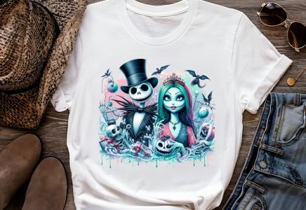 8 PNG Watercolor and splash Jack and Sally png for Christmas,Nightmare Before Christmas Jack and Sally PNG