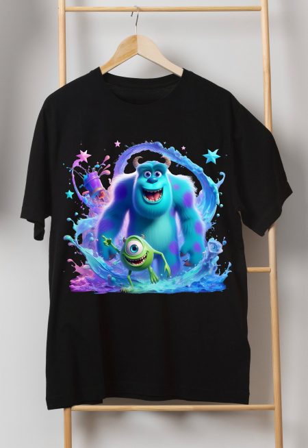 8 PNG Monsters Inc Splash and Watercolor Digital design PNG file for sublimation – High Resolution -Instant Digital PNG Download