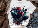 8 PNG Spiderman Splash and Watercolor Digital design PNG file for sublimation – High Resolution -Instant Digital PNG Download